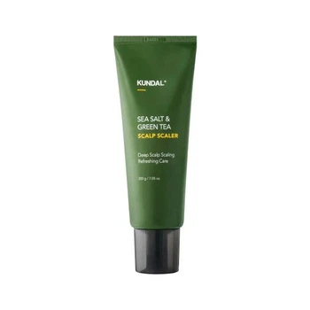 Скраб для кожи головы Kundal Sea Salt Green Tea Scalp Scaler Herb Mint 200 мл