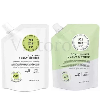Набір для кучерявого волосся Mimare: Шампунь Mimare Curly Method Low-Poo Shampoo 200 мл + Кондиціонер Mimare Curly Method Conditioner 200 мл