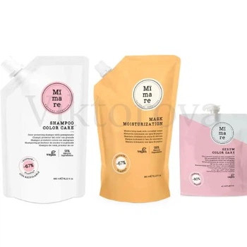 Набор для защиты цвета и увлажнения волос Mimare: Шампунь Mimare Color Care Shampoo 480 мл + Маска Mimare Moisturization Mask 480 мл + Серум Mimare Color Care Serum 40 мл