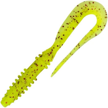 Силіконова приманка Keitech Mad Wag Slim 4.5" PAL#01 Chartreuse Red Flk (9 шт/уп),1551.09.74