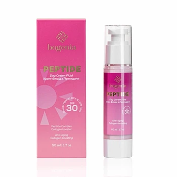 Крем флюид с пептидами Peptide Day Cream Fluid SPF 30 Bogenia BG454 №001