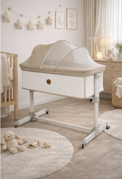 Приставне дитяче ліжко Kivibaby HUG Beige