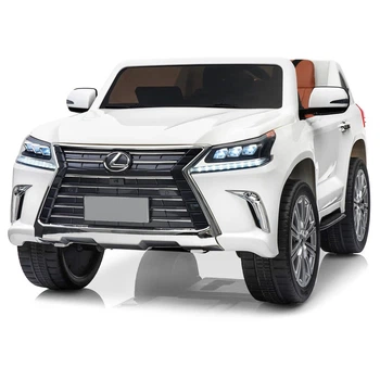 Дитячий електромобіль Bambi Lexus білий для дітей на акумуляторі машинка для прогулянок і гри. (673552)