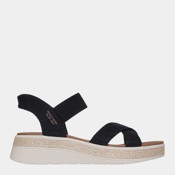 Женские сандалии Skechers 114417 BLK 38 (8US) 25 см Черные (198739056426)