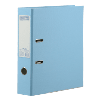 Папка-реєстратор А4 70мм BUROMAX 3017-06 ETALON PASTEL одностороння, бірюзова (24) /BM.3017-06c/
