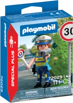 Набір іграшок Playmobil Special Plus Поліцейський з радаром для вимірювання швидкості 72029 (4008789720290)