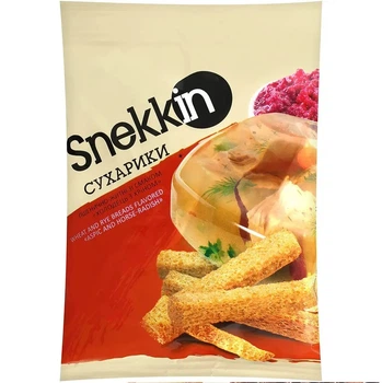 Сухарики пшенично-житнi зi смаком холодець з хроном ТМ "Snekkin" 35г