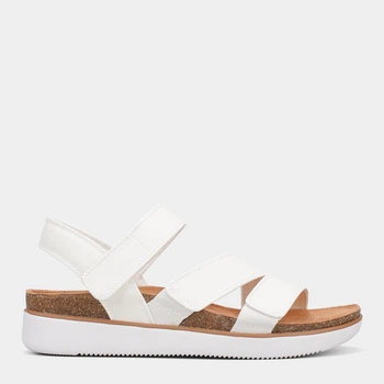 Жіночі сандалії Skechers 163252 WHT 40 (10US) 27 см Білі (197627559711)