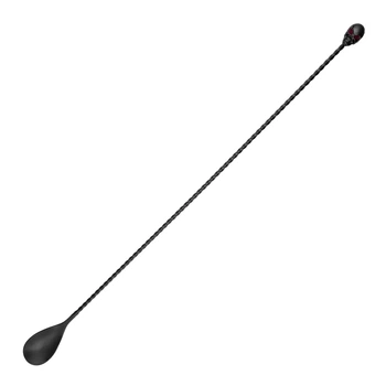Барна ложка коктейльна Total Barware з черепом 43 см чорна (41267-BS-43cm-t-b)