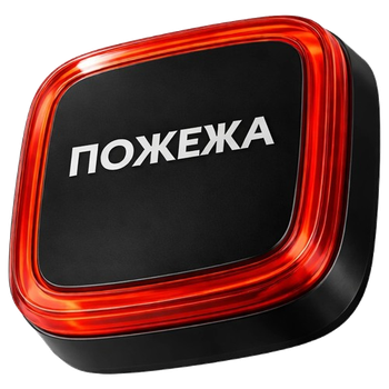 Пожежний сповіщувач Ajax EN54 FireProtect (VAD) живлення 4хCR123A IP54 Black