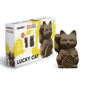 Картонный 3D пазл-конструктор "Cartonic 3D Puzzle Lucky cat" Счастливый кот
