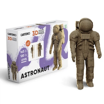 Картонний 3D пазл-конструктор "Cartonic 3D Puzzle ASTRONAUT" Космонавт