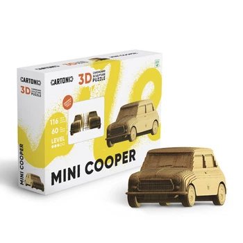 Картонний 3D пазл-конструктор "Cartonic 3D Puzzle MINI COOPER" Міні Купер