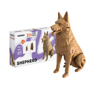 Картонний 3D пазл-конструктор "Cartonic 3D Puzzle SHEPHERD" Вівчарка