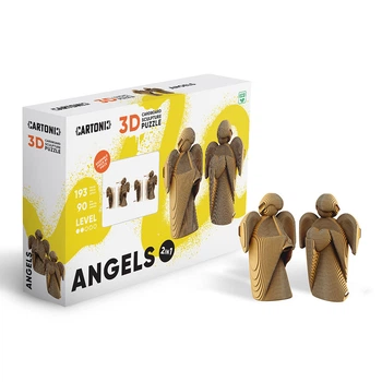 Картонные 3D пазл-конструктор "Cartonic 3D Puzzle ANGELS" Ангелы 2в1