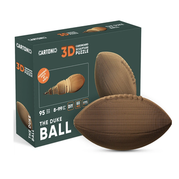 Картонний 3D пазл-конструктор "Cartonic 3D Puzzle DUKE" М'яч для американського футболу