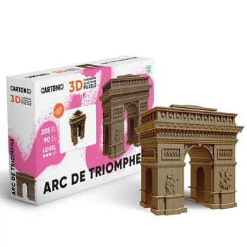 Картонний 3D пазл-конструктор "Cartonic 3D Puzzle ARC DE TRIOMPHE PARIS" Тріумфальна Арка Париж