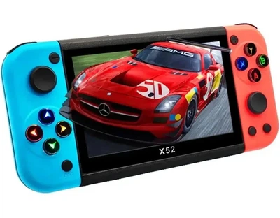 Портативна ігрова консоль PSP X52 5.1 дюйма, ретро приставка з підтримкою PS1 NES GBA Sega MAME, ігрова консоль з великим екраном та акумулятором