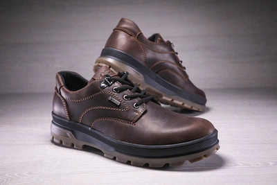 Спортивные кожаные туфли Waterproof Nubuck Brown 46