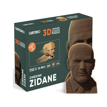 Картонный 3D пазл-конструктор "Cartonic 3D Puzzle ZINEDINE" Зенедин Зидан Футболист