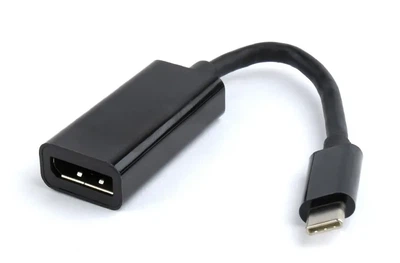 Адаптер USB-C → DisplayPort Cablexpert A-CM-DPF-01, 4K@60Hz, черный