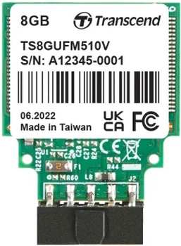 Флеш пам'ять USB Transcend MLC SEC-14 8GB USB 2.0 (TS8GUFM510V)