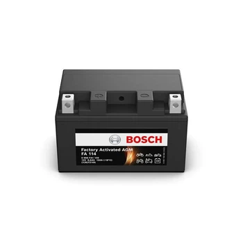 Акумулятор для мототехніки Bosch Factory Activated AGM 12В 8.6Аг 150A (EN) 0 986 FA1 140 L+