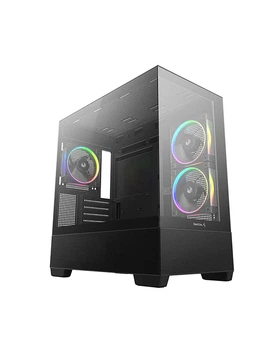 Корпус Deepcool CG380 3F чорний Без БЖ ITX/Micro-ATX/Micro-ATX(Rear Connector); 2x3.5",2+3х2.5" (CG380 3F)