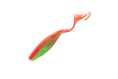 Силикон ZMAN Streakz Curly Tailz 4" 5шт, цвет: Nuked Chicken Glow (4321028003)