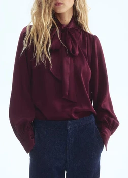 Блуза H&M 11126 Бордовий S (963)