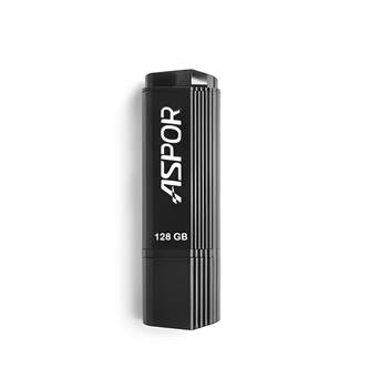 Флеш пам'ять USB Flash Aspor AR121 128GB чорна