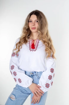 Вишиванка жіноча АвексТекс 09-2431-83В 46 візерунок 4