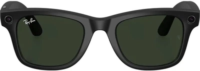 Смарт-окуляри Ray-Ban Meta Wayfarer Large Matte Black/Clear to Graphite Green Transitions (RW4008 601S1M 53-22)