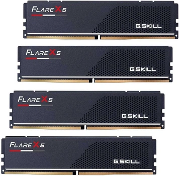 Пам'ять для настільних комп'ютерів G.Skill 256 GB (4x64GB) DDR5 6000 MHz Flare X5 (F5-6000J3444F64GX4-FX5)