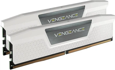Пам'ять для настільних комп'ютерів Corsair 32 GB (2x16GB) DDR5 6400 MHz Vengeance White (CMK32GX5M2B6400Z32W)
