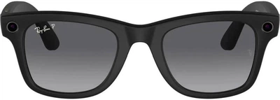 Смарт-окуляри Ray-Ban Meta Wayfarer Gen 2 Large Matte Black Frame / Gradient Graphite Lenses (RW4012 601ST3 53-22)