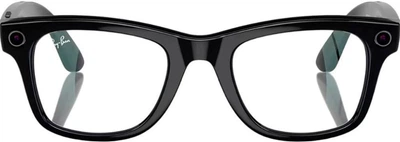 Смарт-очки Ray-Ban Смарт-очки Meta Wayfarer Shiny Black Frame Clear Lenses (RW4006 601/SB 50-22)