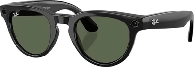Смарт-окуляри Ray-Ban Meta Headliner Gen 2 Standard Shiny Black Frame / G-15 Green Lenses (RW4013 601/71 50-23)