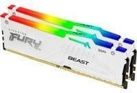 Пам'ять для настільних комп'ютерів Kingston FURY 32 GB (2x16GB) DDR5 6000 MHz Beast RGB EXPO White (KF560C36BWE2AK2-32)