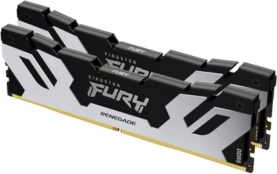 Пам'ять для настільних комп'ютерів Kingston FURY 96 GB (2x48GB) DDR5 6400 MHz Renegade Silver (KF564C32RSK2-96)