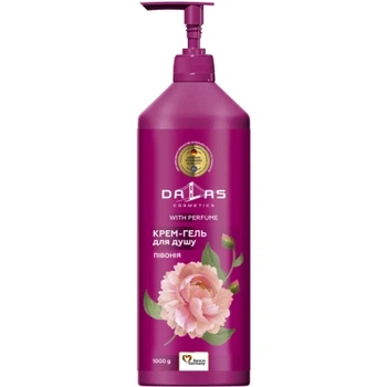 Гель для душа Dalas Cosmetics Пион 1000 г (4823128000266)