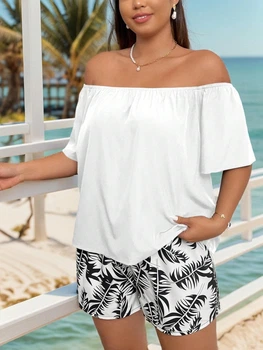 Жіночий Костюм SHEIN 928404-1 0XL білий (2000005333910)