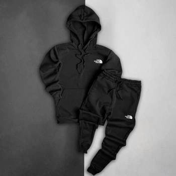 Спортивный костюм The North Face мужской худи + штаны черный L 4101