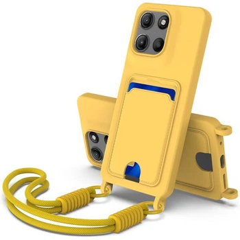 Защитный чехол Reframe Silicone Holder для Motorola Moto G67 Power / G57 Power / G57 - Yellow