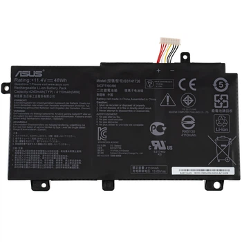 Акумулятор ASUS B31N1726 для ноутбуків FX504GD FX504GE FX504GM FX80GM FX80GD 11.4V 4210mAh чорний оригінал