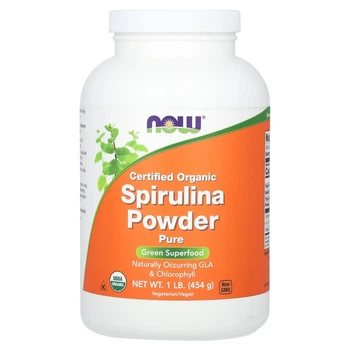 Спіруліна органічна Now Foods (Spirulina Powder) 454 г (NOW-02714)