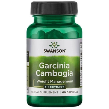 Гарциния камбоджийская Swanson (Garcinia Cambogia) 80 мг 60 капсул SWV11578