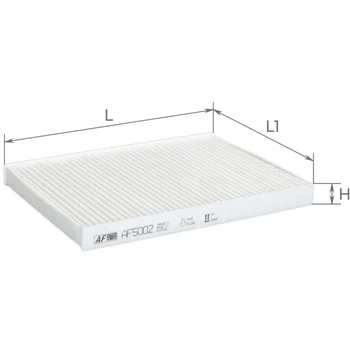 Фільтр салону Skoda Octavia 96-10 (-AC)/SuperB 01-08/VW Caddy 95-04/Passat 00-05/Polo 94-12 ALPHA FILTER AF5002