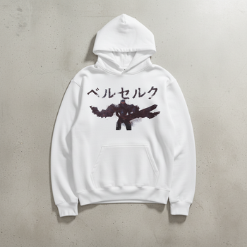 Худи Берсерк (Berserk) - Гатс XL белая (28894)