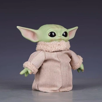 Мягкая игрушка Star Wars Мандалорец и Грогу малыш Йода - 17 см